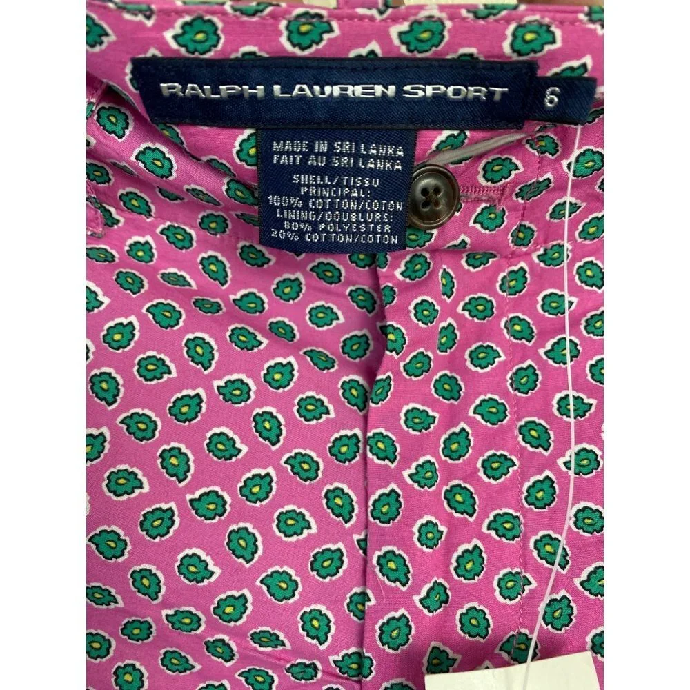Ralph Lauren Blue Label Pink Patterned Women’s Shorts